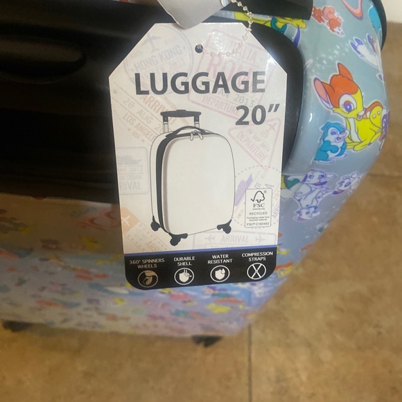 Bioworld Exclusive Disney 100 Characters Limited Edition Luggage Set 20” 24” 28” - Picture 8 of 8